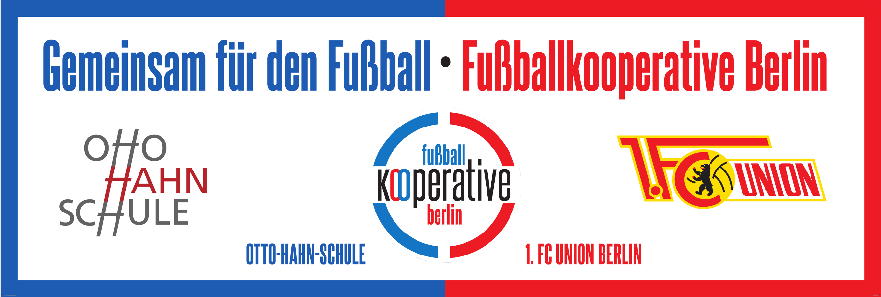 Kooperationsbanner 1. FC Union