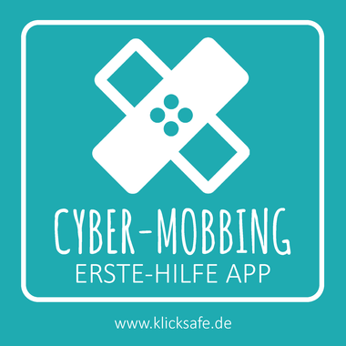 Zur Cybermobbing ErsteHilfeApp von Klicksafe