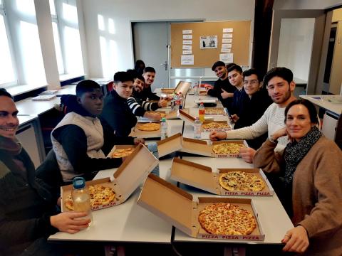 OHS Pizzaessen