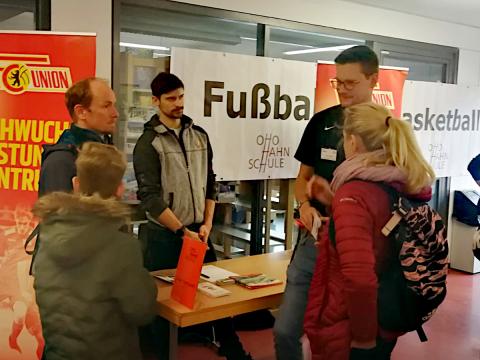 Beratung Sportklasse Fussball OHS Berlin