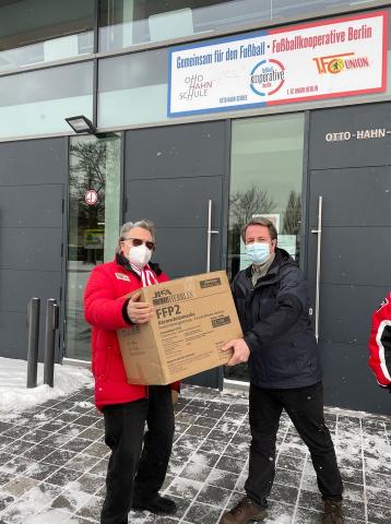 Union unterstützt die OHS mit FFP2-Masken